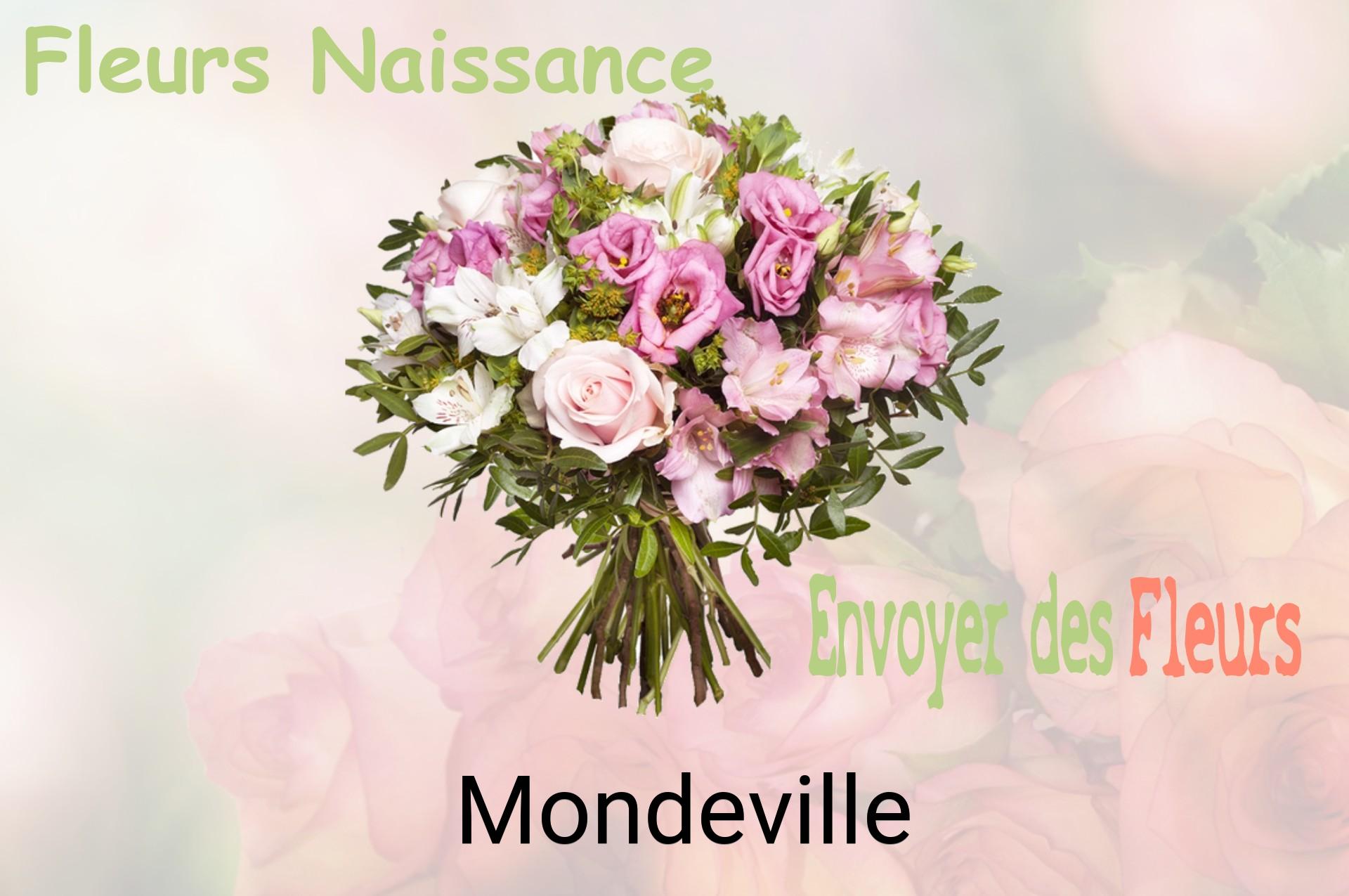 Bouquet de fleurs de naissance livré à Mondeville